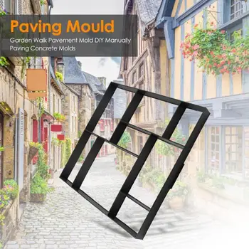 

Plastic DIY Garden Path Maker Cement Brick Walkway Paving Mold Stone Road Mold Courtyard Road Concrete Pavement Tool