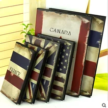 Lianhua ретро ностальгия флаг Твердый Переплет Твердый блокнот экзотический твердый блокнот креативные канцелярские принадлежности