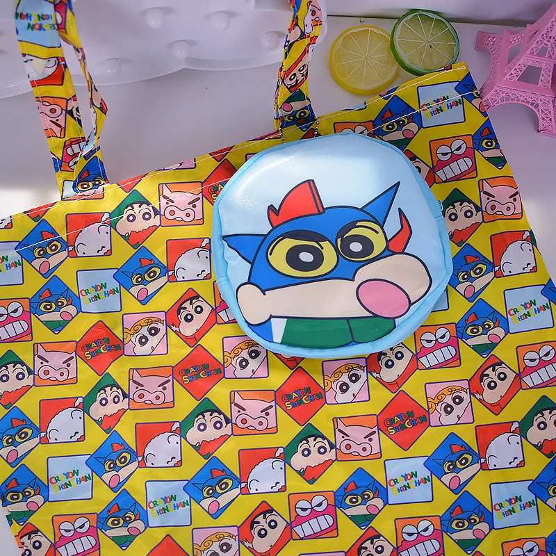 Crayon Shin-chan стильная модная переносная дорожная сумка в стиле аниме, многоразовая сумка-тоут, складные сумки, сумки для хранения багажа, Новинка - Цвет: see chart