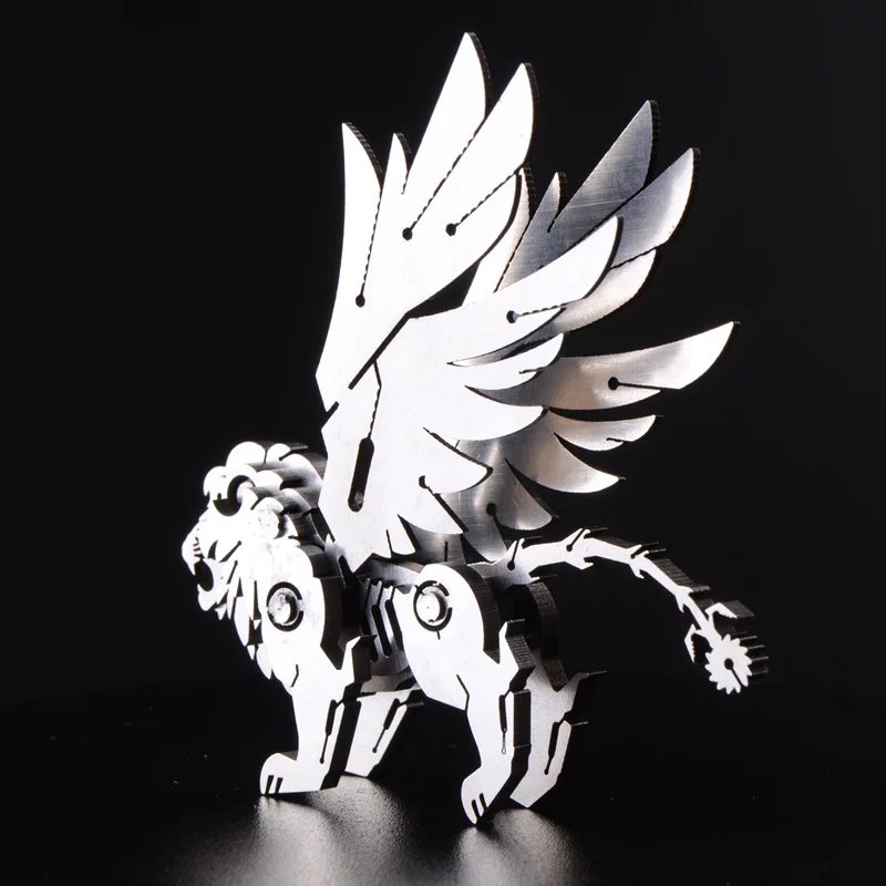 Manticore Scorpicore 3D Steel Metal Joint Mobility Miniature Model Kits Puzzle Toys Children Boy Splicing Hobby Building | Игрушки и