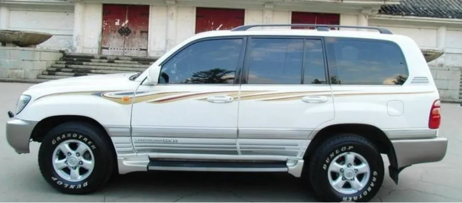 Багажник на крышу Чемодан решетчатая Надставка борта кузова для TOYOTA Land Cruiser 100 4500 4700 1998-2007 винт крепления высокое качество Алюминий авто аксессуары
