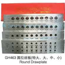 39 круглые отверстия Draw пластины 0,26-2,8 мм стальные drawplates карбид вольфрама волочильная доска ювелирные изделия Drawplates