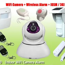 Беспроводная WiFi сигнализация камера домашняя сигнализация с беспроводными датчиками сигнализации Солнечный PIR детектор