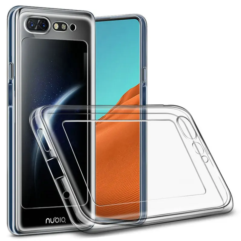 Для ZTE nubia X/Red Magic Mars Ультратонкий Прозрачный Мягкий ТПУ силиконовый защитный