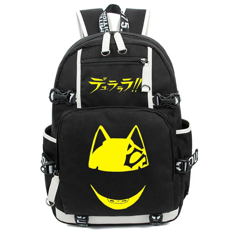 Рюкзак для ноутбука Durarara нейлоновый вместительный студентов аниме|bag atmosphere|backpack