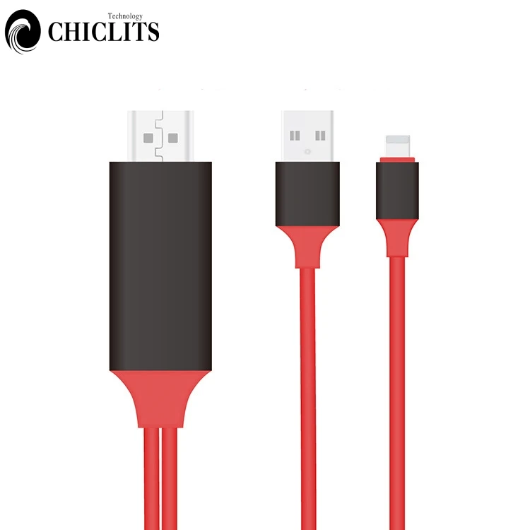 2 м USB 8 Pin к HDMI HDTV AV кабель адаптер для освещения iPhone 7 Plus XPlus 6S 6 Кабель зарядки| |