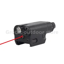 XC2 лазерный свет компактный пистолет фонарик с Red Dot Лазерная тактический светодиодный мини белый свет 200 люмен Airsoft фонарик