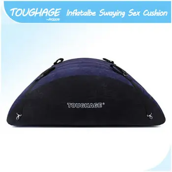 

Ship DHL TOUGHAGE Inflatable Sex Swaying Cushion Magic Triangle Pillow Sex Furniture Sex Toys for Couples Erotic Products PF3209