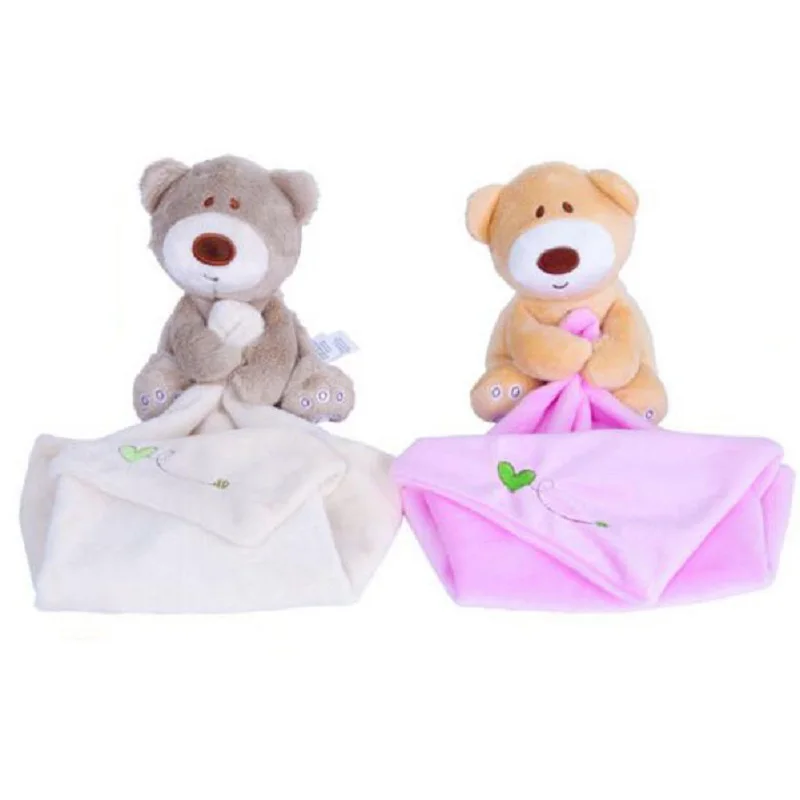 326 платочек на руку шумякиши"мишка". мишка с платочком игрушка интерактивная. Jollein 041-001-65083.