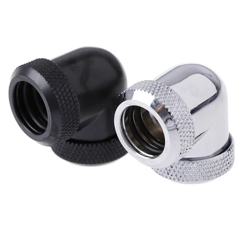 

1Pcs 90 Degree Tube Connector 14mm G1/4 Inner Thread Tube Connector