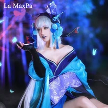 La maxpa onmyoji juego móvil lámpara engendro del infierno unawakening cosplay japanese anime costume girls mujeres animado de halloween kimono idol