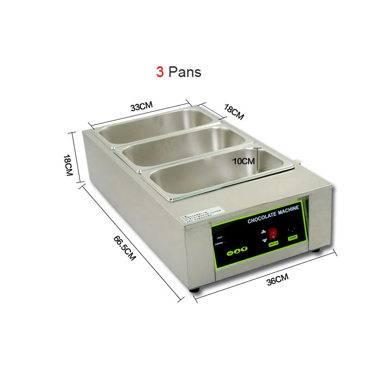 Fast Shipping Food Machine Digital Chocolate Melting Machine Stainless Steel Chocolate Machine Household and Commercial