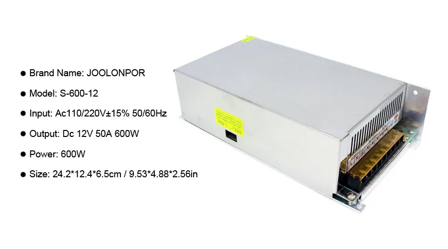 12V 600W power supply