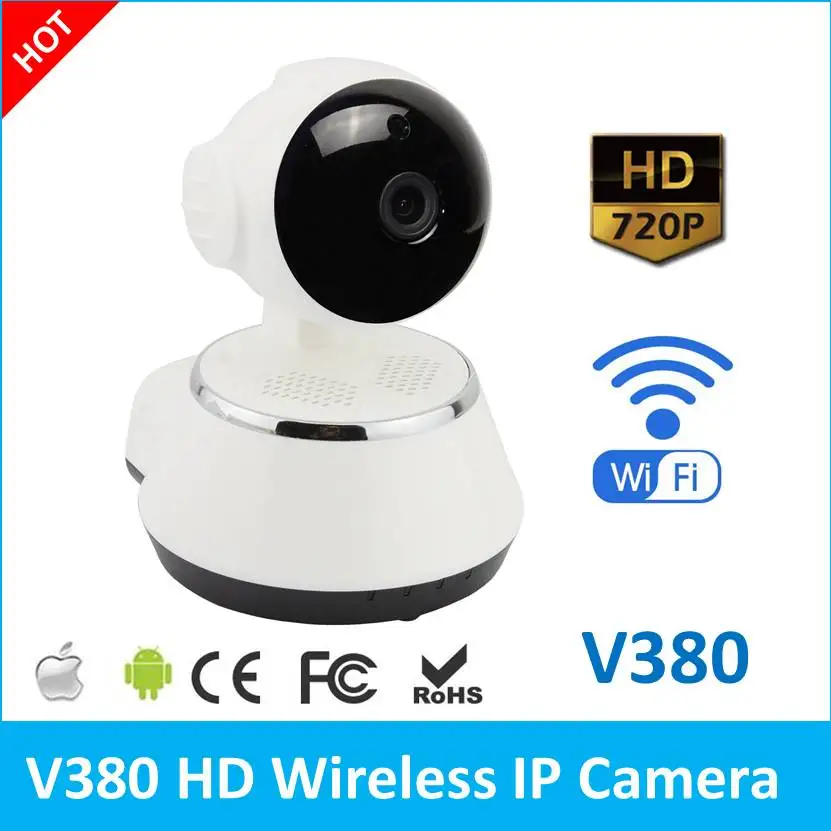 Wireless WIFI 720P Pan Tilt Network Home CCTV IP Camera IR Night Vision Webcam