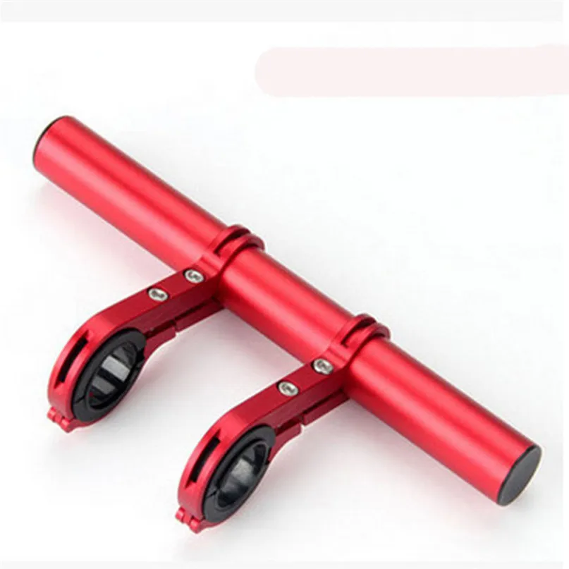 Bike Motorcycle Mini GPS Bracket Double Handlebar Extension Mount Aluminum Extender Holder Set Bicycle Grips Holder #2A24 (4)