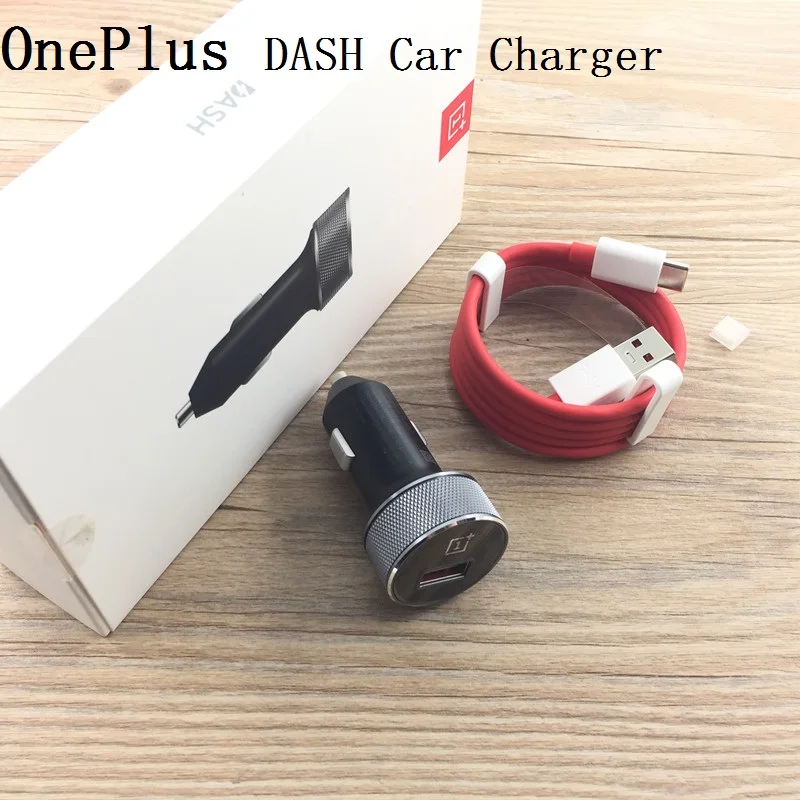 Original for Oneplus 3 3T 5 5T three five T DC01B DASH Car charger adapter + 100cm 1+ DASH USB Type C fast quick charging Cable