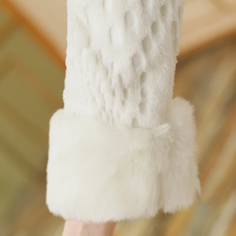 U-SWEAR 2018 Зима Новое поступление женские свадебные куртки искусственный мех шаль белый длинный рукав Теплые Свадебные топы для свадебного