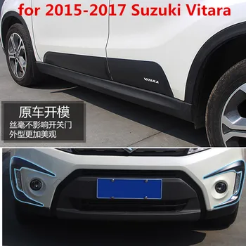 

European version of ABS car door trim body trim lamp eyebrow trim auto parts for 2015-2017 Suzuki Vitara Car styling