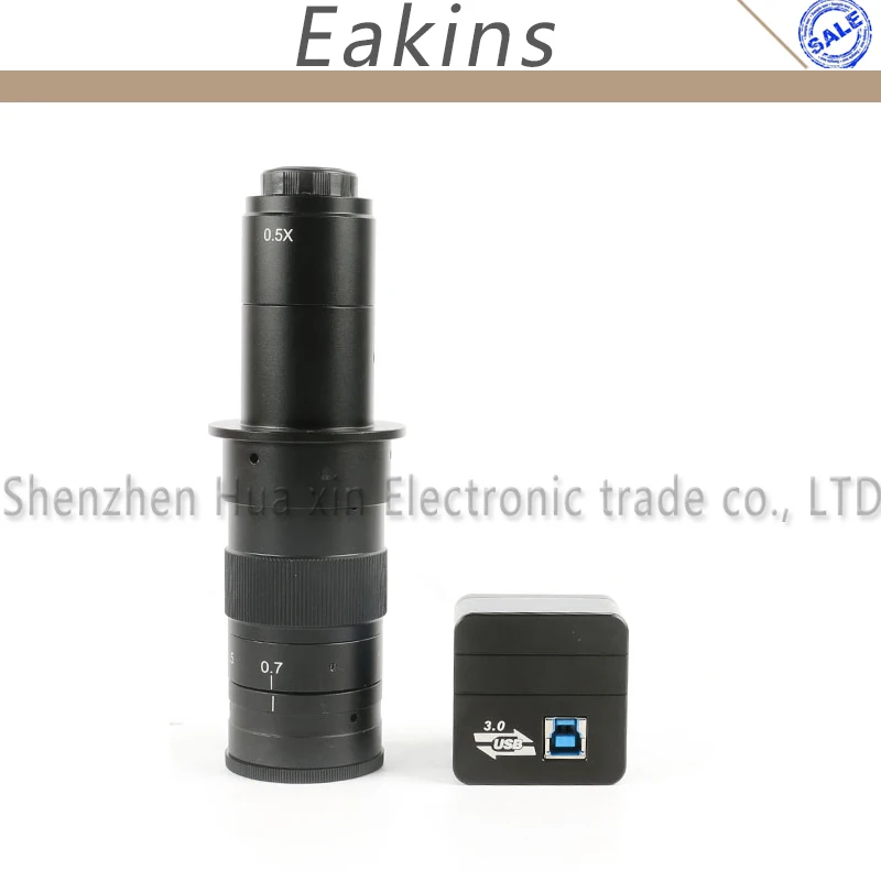 

5.0MP CMOS USB 3.0 High Speed Industry USB Video Microscope Camera Electronic Digital Eyepiece Microscope Set 180X C-mount Lens