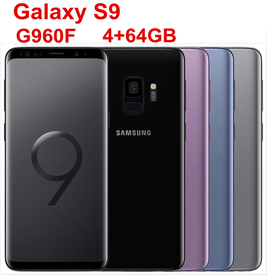 Samsung Galaxy S9 G960F разблокированный LTE Android мобильный телефон Восьмиядерный 5," 12 МП 4 Гб ОЗУ 64 Гб ПЗУ Exynos NFC 3000 мАч