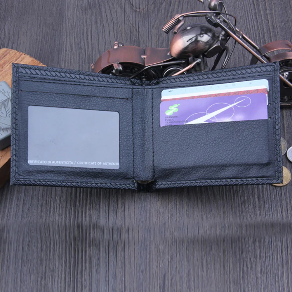 

OCARDIAN Bag Men High quality Business Leather Wallet ID Credit Card Holder Purse Pockets Wallet dropshp mar28