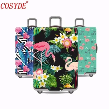 

3D Cartoon Flamingo Elastic Luggage Protective Covers for 18-30 Inch Suitcase Suitcase Dust Protect Cover Travel Accessories