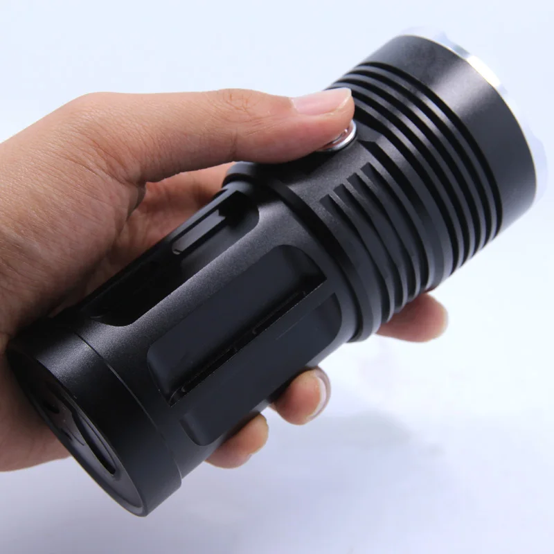  18T6 40000 lumens LED flash light 18 * XM-L T6 LED Flashlight Torch Lamp Light For Hunting Camp Use - 32863838489