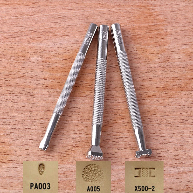 

1Pc Leather Printing Tool Alloy Carving Stamping Craft System Punch Stamps