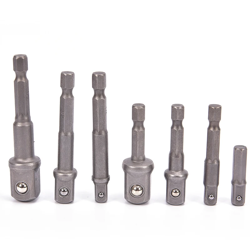 1pcs 1/4" 3/8" 1/2" Shank Drive Power Drill Bit Socket Driver Adapter Wrench Sleeve Extension