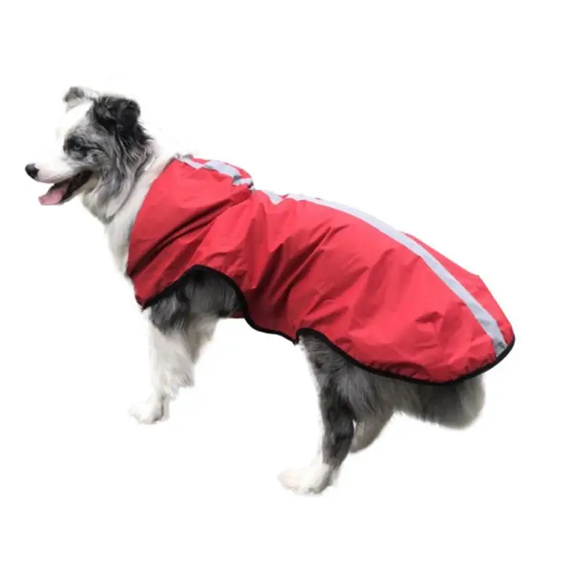 Дождевик для больших собак, одежда, Водонепроницаемые Дождевики, пальто для больших собак, для средних и мелких собак, толстовка, одежда для домашних животных