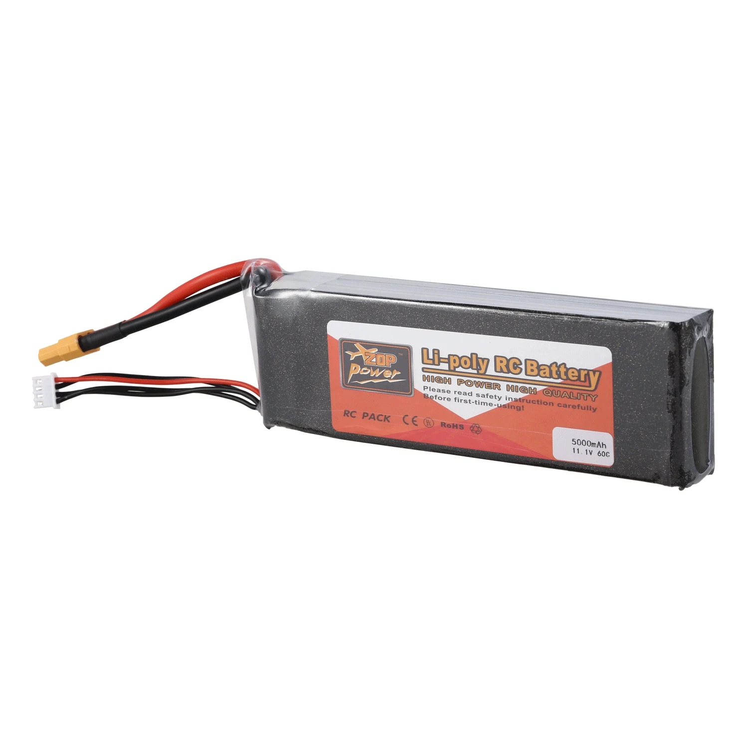 ZOP питания 11,1 V 5000 Mah 3 S 60C Lipo Батарея Xt60 разъем для Радиоуправляемый Дрон Fpv Racer батареи Quadcopter вертолет модели игрушек