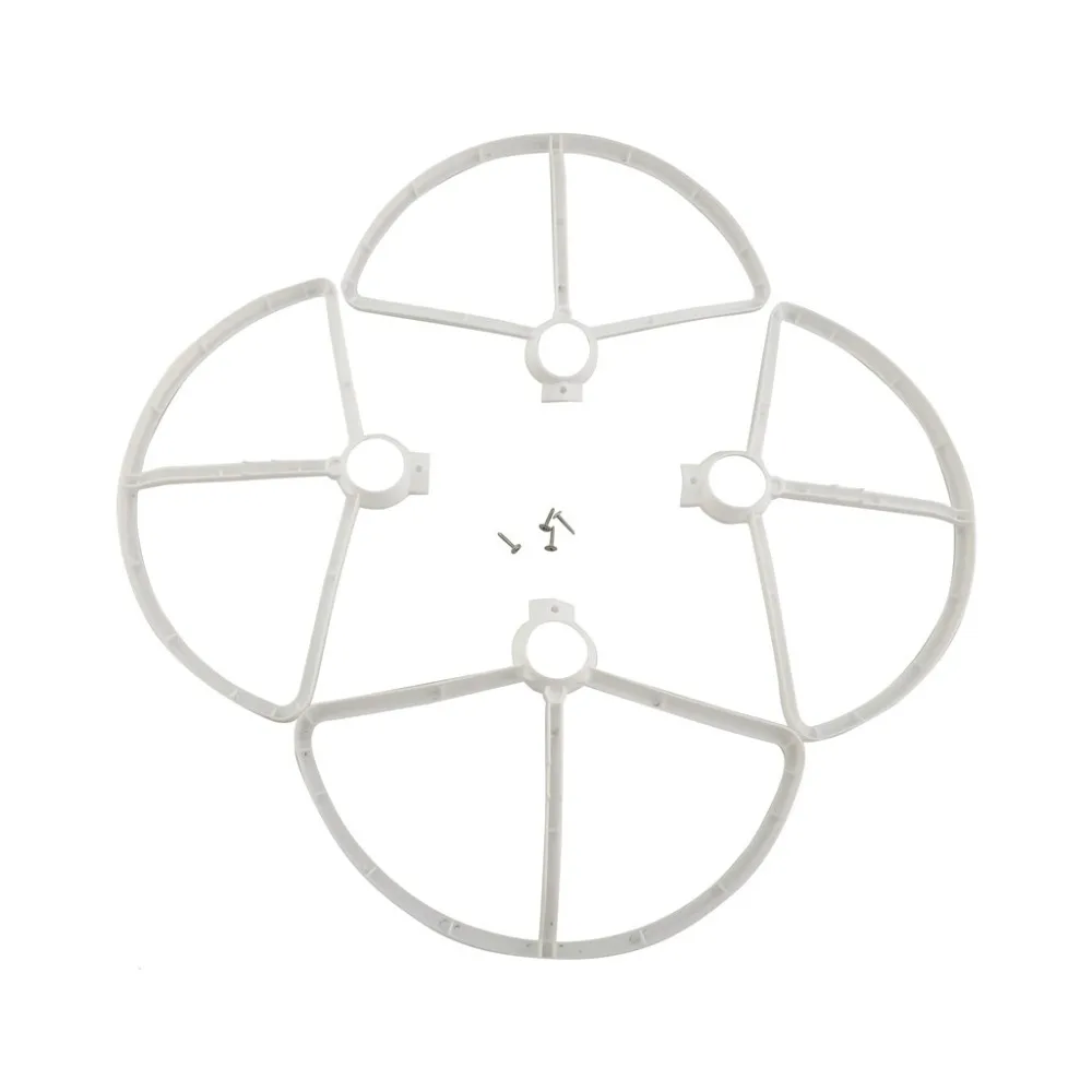 BLLRC for 4pcs MJX B5W F20 BUgs 5W four-axis aircraft blade protection drone white protection cover