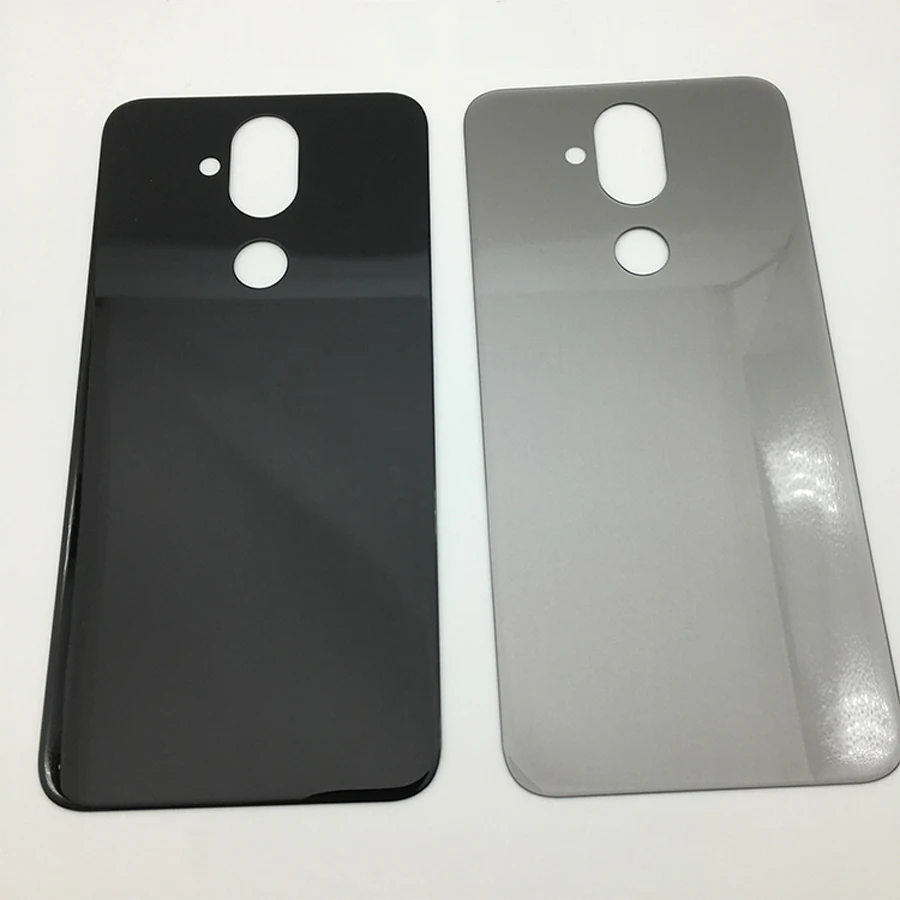 

10pcs/lot High-quality Back Glass Panel Cover Rear Case For Nokia 8.1 X7 Battery Cover Housing Door Replacement Parts With logo