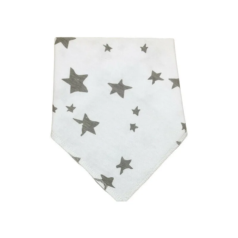 PUDCOCO Baby Feeding Head Scarf Towel Bib Boys Girls Cute Bandana Saliva Triangle Dribble Toddler Painting Drawing Pocket