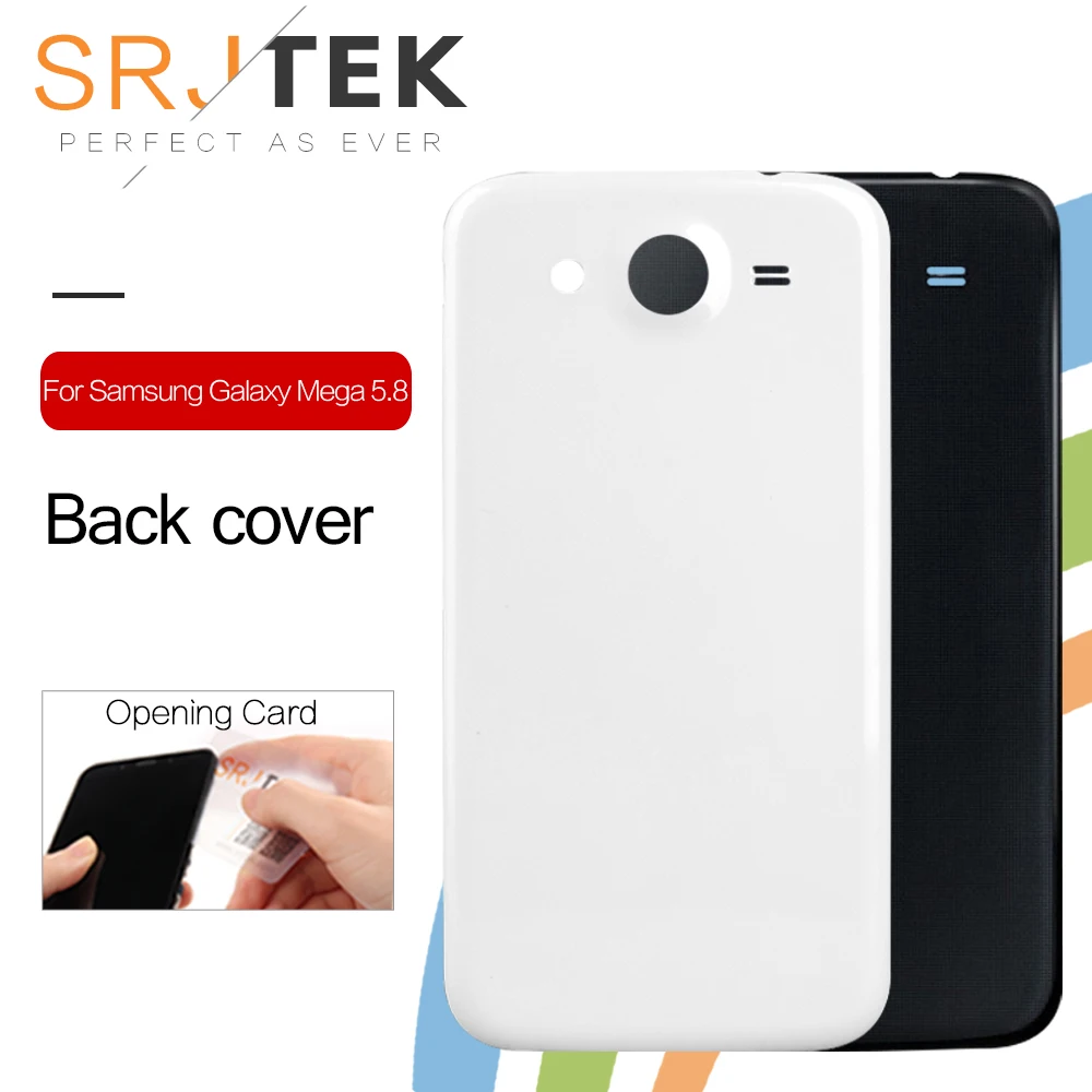 SRJTEK For Samsung Galaxy Mega 5.8 i9150 i9152 Rear Case GT-i9150 GT-i9152 Mobile Phone Back Cover Housing Battery Door | Мобильные