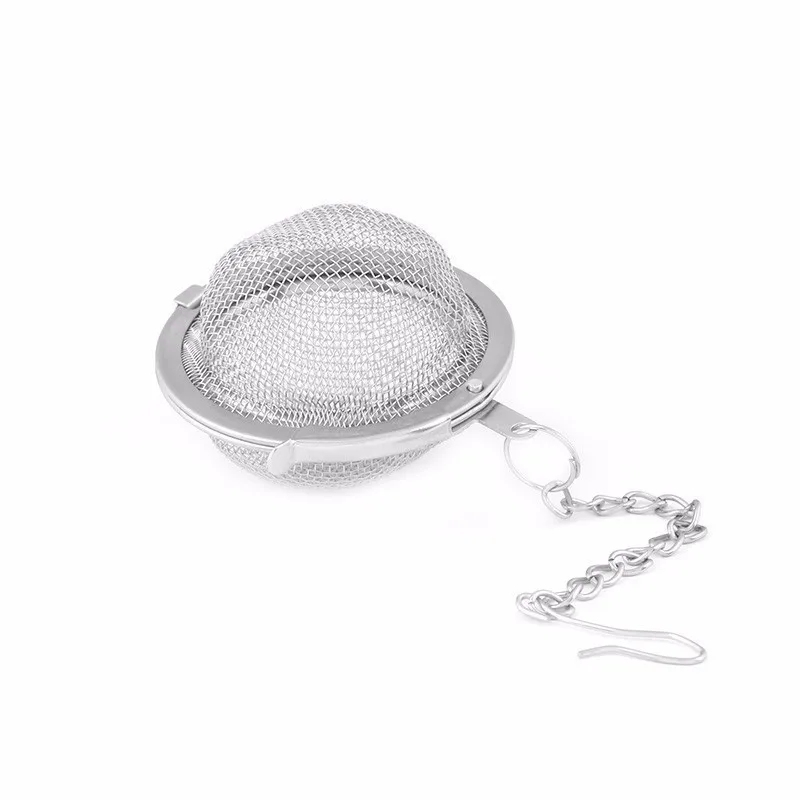 

Stainless Steel Tea Strainer Infuser Locking Tea Spice Mesh Herbal Ball Teapot Leaf Filter Coffee Tea Tools Kitchen Accessories