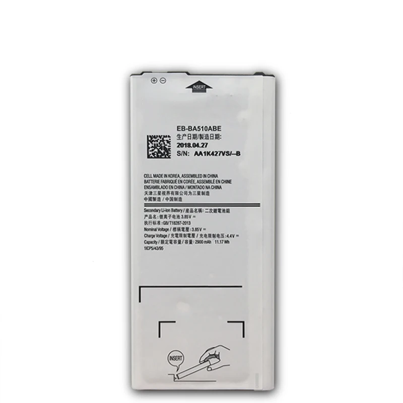 EB-BA510ABE Замена Батарея для Samsung Galaxy A5 A510 A510F A5100 A510M A510FD A510K A510S 2900 мА-ч