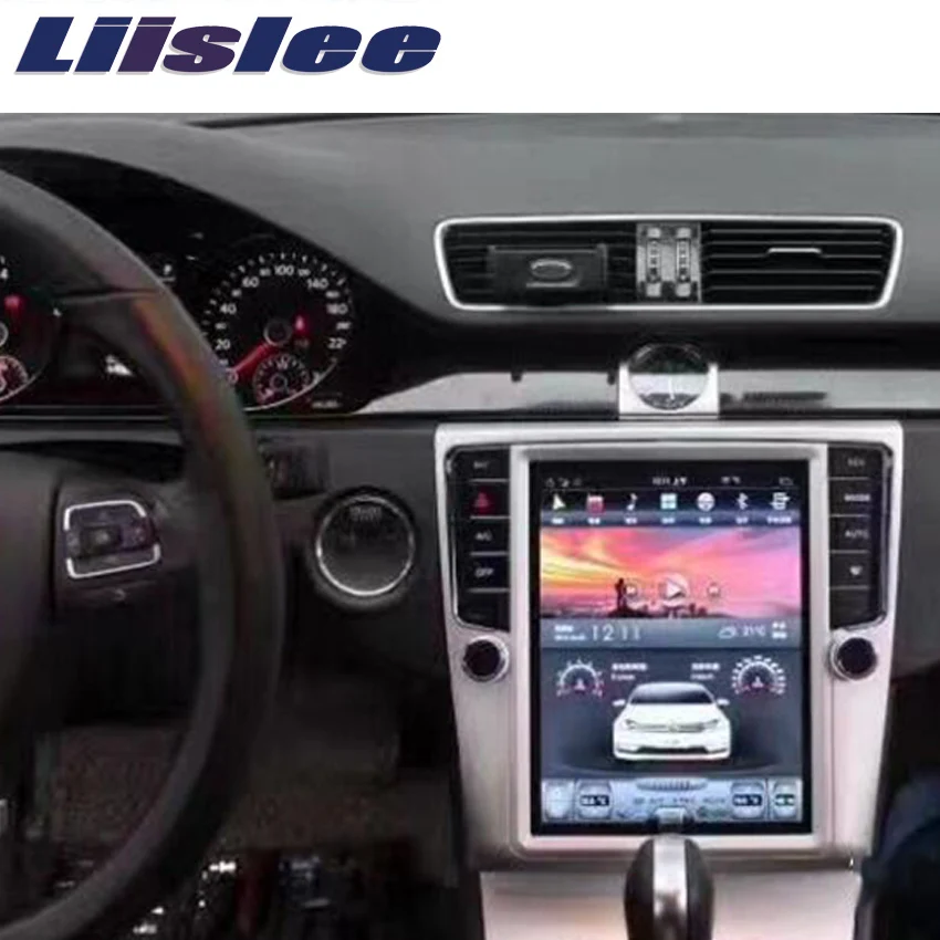 Clearance Liislee 2 din Android For Volkswagen Passat 2009~2016 Big Screen Car Multimedia Player GPS Navigation Video Radio Bluetooth 1