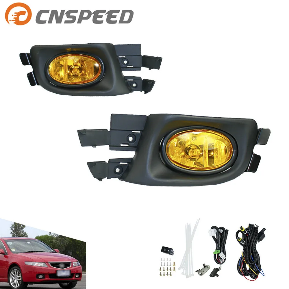 CNSPEED Fog light for Honda Accord Sedan 2004 2005(U.S TYPE) fog lamps