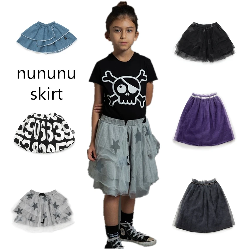 

Pre Sale skirt Baby Girl clothes Ballet dance tutu Skirt Princess Ball Gown Cake Yarn Denim Star Number Cute Kids Clothing 1-9Y