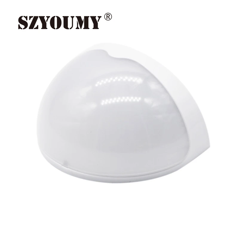 

SZYOUMY 7 Color Changeable RGB LED Outdoor Solar Power Light Fence Roof Gutter Garden Wall Lamp Path Lighting