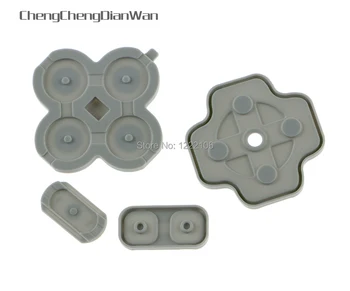 

ChengChengDianWan Conductive Rubber Pad Button Contacts A B X Y D-Pad Kit for Nintendo NEW 3DS