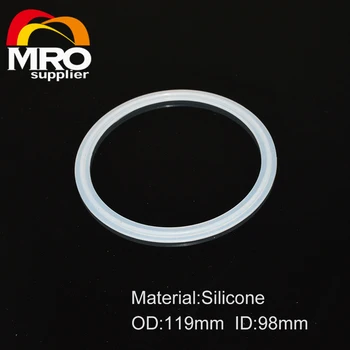 

4" Silicon Gasket Fits Ferrule 119mm OD Sanitary Tri Clamp Type Wholesale SS036