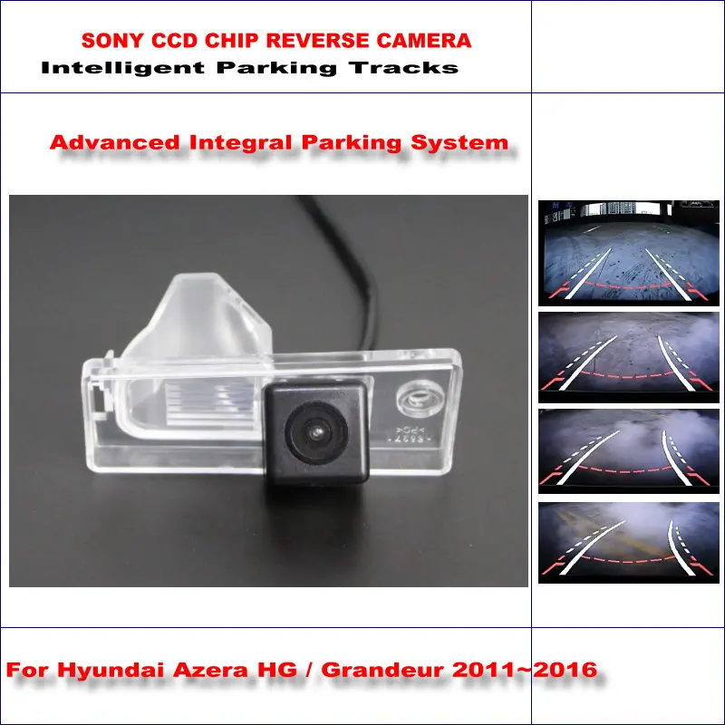 

For Hyundai Azera HG / Grandeur 2011-2015 Car Backup Rear Reverse Camera HD Intelligent Parking Tracks CAM