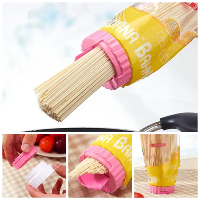 

1/2/5 Pcs Multifunction Bag Cap Snack Storage Seal Magic Lid Clip Food Sealing Cover E2S