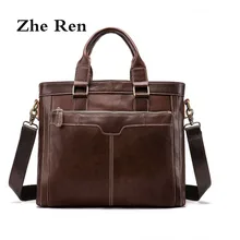 Сумки на плечо для мужчин из натуральной кожи, мужские сумки, винтажные мужские сумки, деловые сумки через плечо, Мужские портфели