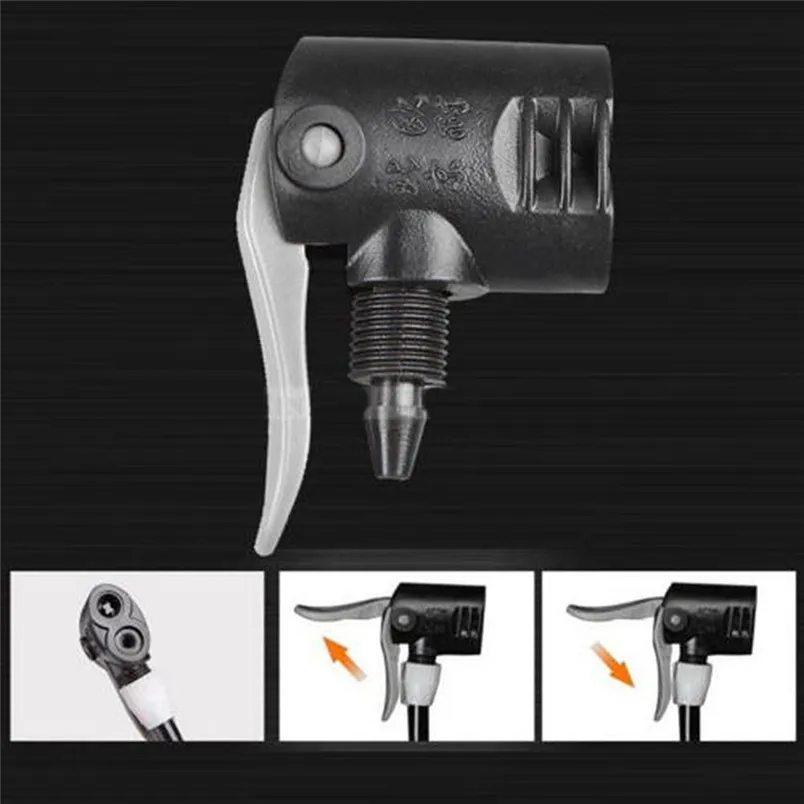 Bicycle New Tire Inflator Valve Tyre Air Pump Inflator Multi-use Connector Head Bicycle Parts Cycling Accessories #4S13 (5)