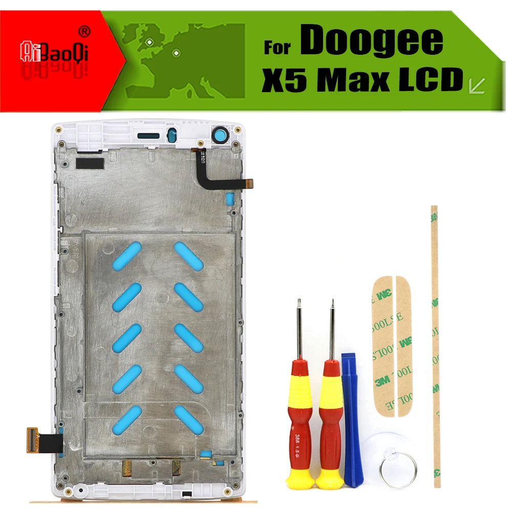 

New Original 5.0 inch Touch Screen+1280X720 LCD Display+Frame Assembly Replacement For Doogee X5 Max/X5 Max Pro Android 6.0