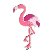 만화 말 플라밍고 아이스크림 핀 에나멜 브로치 아이콘 여성을위한 3d 인쇄 브로치 패션 배지 브로치 쥬얼리(China)