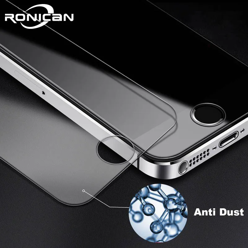  Für Apple iPhone 5 Gehärtetem Glas Film RONICAN 026mm 2.5D 9 H Härte HD Gehärtetem Glas Screen Prot